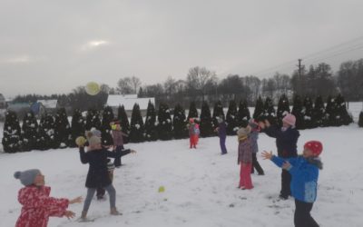 Nejmenší bohumínské děti trénovaly na sněhu. Z Beskyd se nikomu nechtělo domů