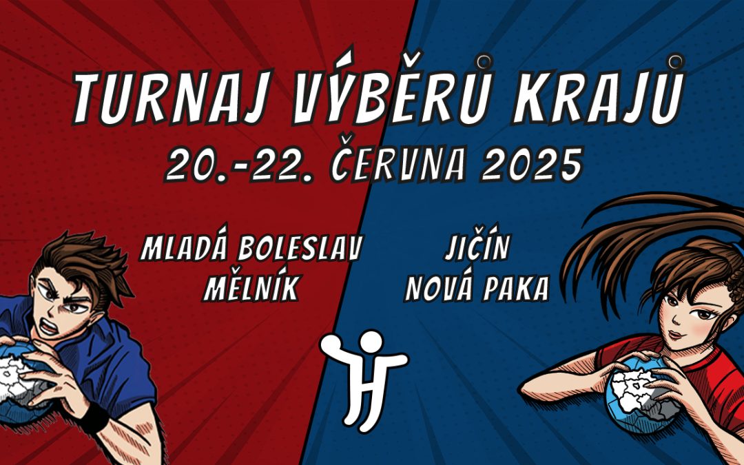 Harmonogram Turnaje krajů. Dívky v Nové Pace, chlapci v Mladé Boleslavi!