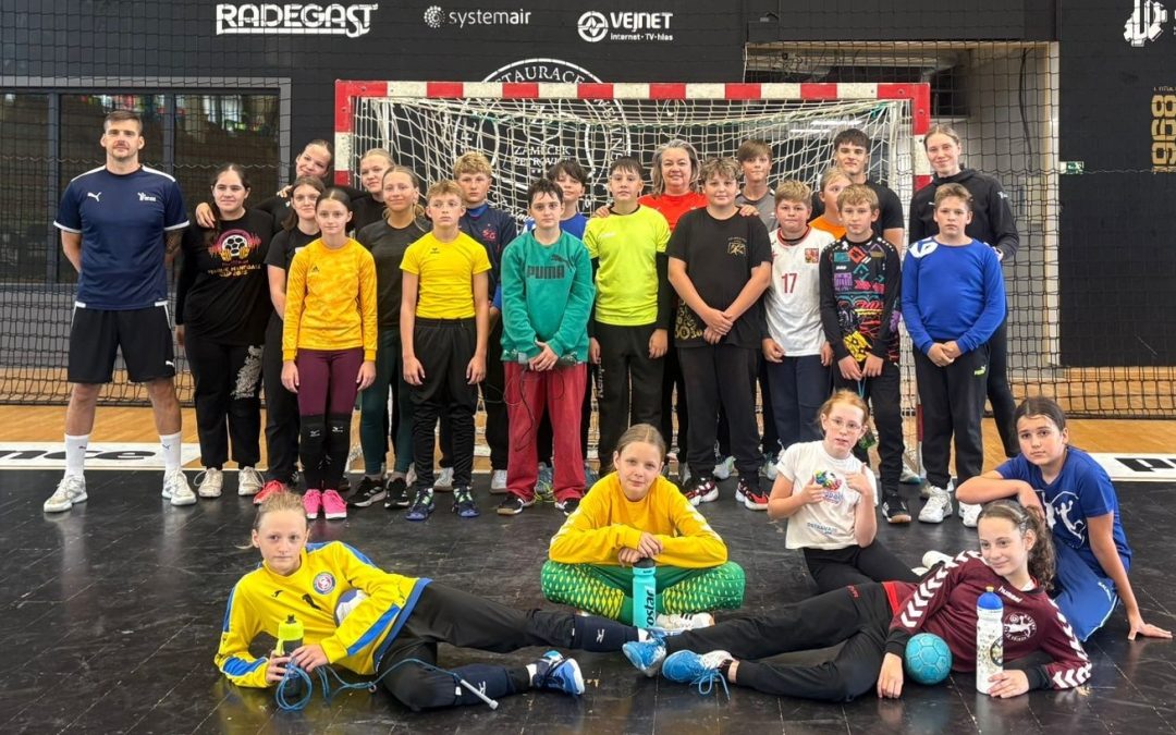 Na brankářský kemp s Martinem Galiou dorazila i reprezentantka Patricie Wizurová