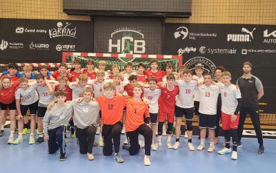 Generálka na olympiádu. Tým chlapců odehrál dva zápasy proti Středočeskému kraji