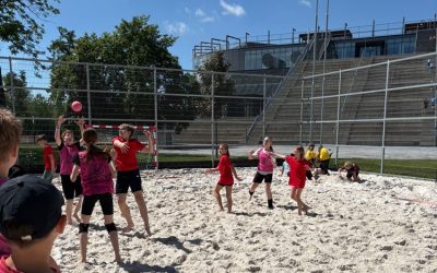 Na Festivalu házené v Ostravě se hrál i turnaj v beach handballu