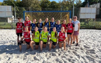 FOTO: Výběrový reprezentační trénink v plážové házené v Ostravě